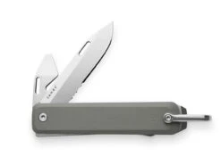 The Ellis Black|Stainless|Sandvik 12C27-Serrated The Ellis